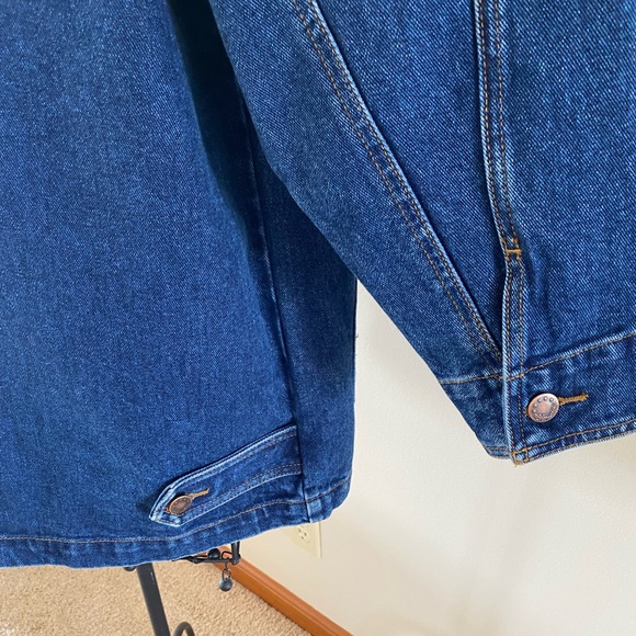 Women’s Long Jean Jacket Size Large - Picture 3 of 4
